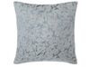 Set of 2 Cushions Cracked Pattern 45 x 45 cm Grey WISTERIA_770289