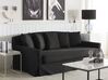 3-Sitzer Sofa schwarz abnehmbarer Bezug GILJA_792579