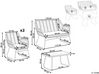 Záhradná sedacia súprava z umelého ratanu prírodná MINORI_775757