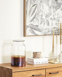 Kukkamaljakko lasi monivärinen 30 cm BHATURE