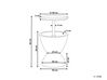 Chladiaci barový stolík ⌀ 48 cm čierny AISA_861689