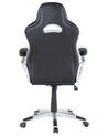 Office Chair Faux Leather Black ADVENTURE_673130