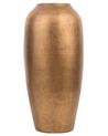 Dekoratívna terakotová váza matná zlatá LORCA_722789