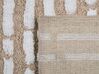 Teppich Baumwolle beige 120 x 180 cm Kurzflor AHIRLI_791032