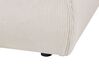 Bed corduroy beige 160 x 200 cm VINAY_879950