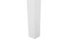 Mesa de comedor extensible de madera de caucho clara/blanco 120/160 x 75 cm LOUISIANA_697832
