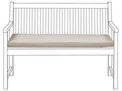 Pehmuste puutarhapenkkiin 112 x 54 cm Beige VIVARA Pehmuste puutarhapenkkiin 112 x 54 cm Beige VIVARA