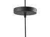 Metal Pendant Lamp Black with Copper TAGUS_688373