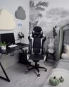Gaming Chair Black and Silver KNIGHT_880249