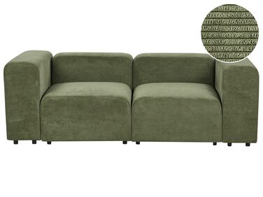 2-Sitzer Sofa Cord grün FALSTERBO