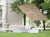 Parasol de jardin carré 250 x 250 cm beige sable   MONZA_699640