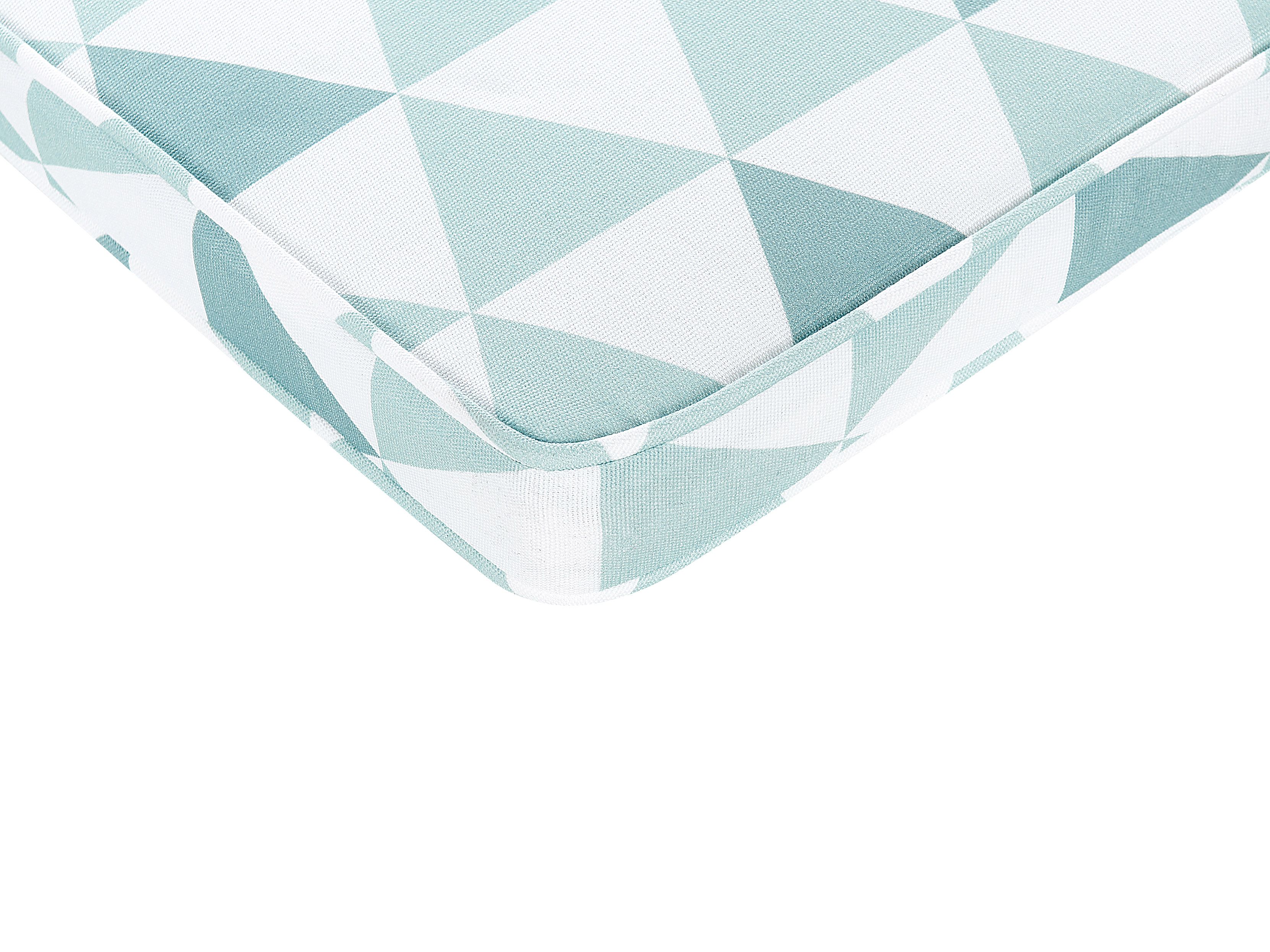 Sitzkissen F r Stuhl TERNI 2er Set Dreiecke Blau Wei 37 X 34 X 5 Cm Sitzkissen f r stuhl terni 2er set dreiecke blau wei 37 x 34 x 5 cm