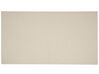 Manta de algodón beige claro 110 x 180 cm ANAMUR_820987