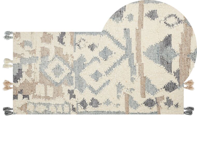 Vlnený kelímový koberec 80 x 150 cm viacfarebný MRGAVET_860058