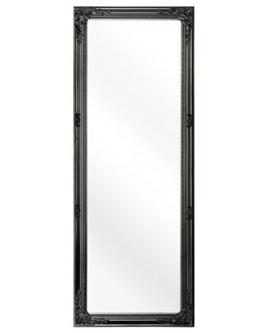 Nástenné zrkadlo 50 x 130 cm čierne FOUGERES
