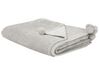 Manta de poliéster gris claro 150 x 200 cm SAITLER_770469