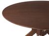 Okrúhly jedálenský stôl ⌀ 120 cm tmavé drevo TYMIS_826931