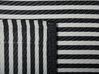Dywan zewnętrzny 90 x 180 cm  czarno-biały HALDIA_716475