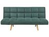 Zöld kárpitozott kanapéágy INGARO_894167
