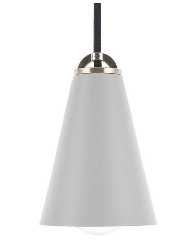 Metal Pendant Lamp Grey CARES