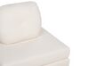 Boucle Single Sofa Bed White OLDEN_906493
