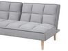 Fabric Sofa Bed Light Grey SILJAN_702082