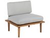 4 Seater Acacia Wood Garden Sofa Set Grey FRASCATI_718972