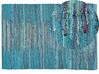 Tapete de algodão azul 160 x 230 cm MERSIN_482176