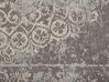 Teppich Baumwolle taupe 140 x 200 cm orientalisches Muster Kurzflor BEYKOZ_747494