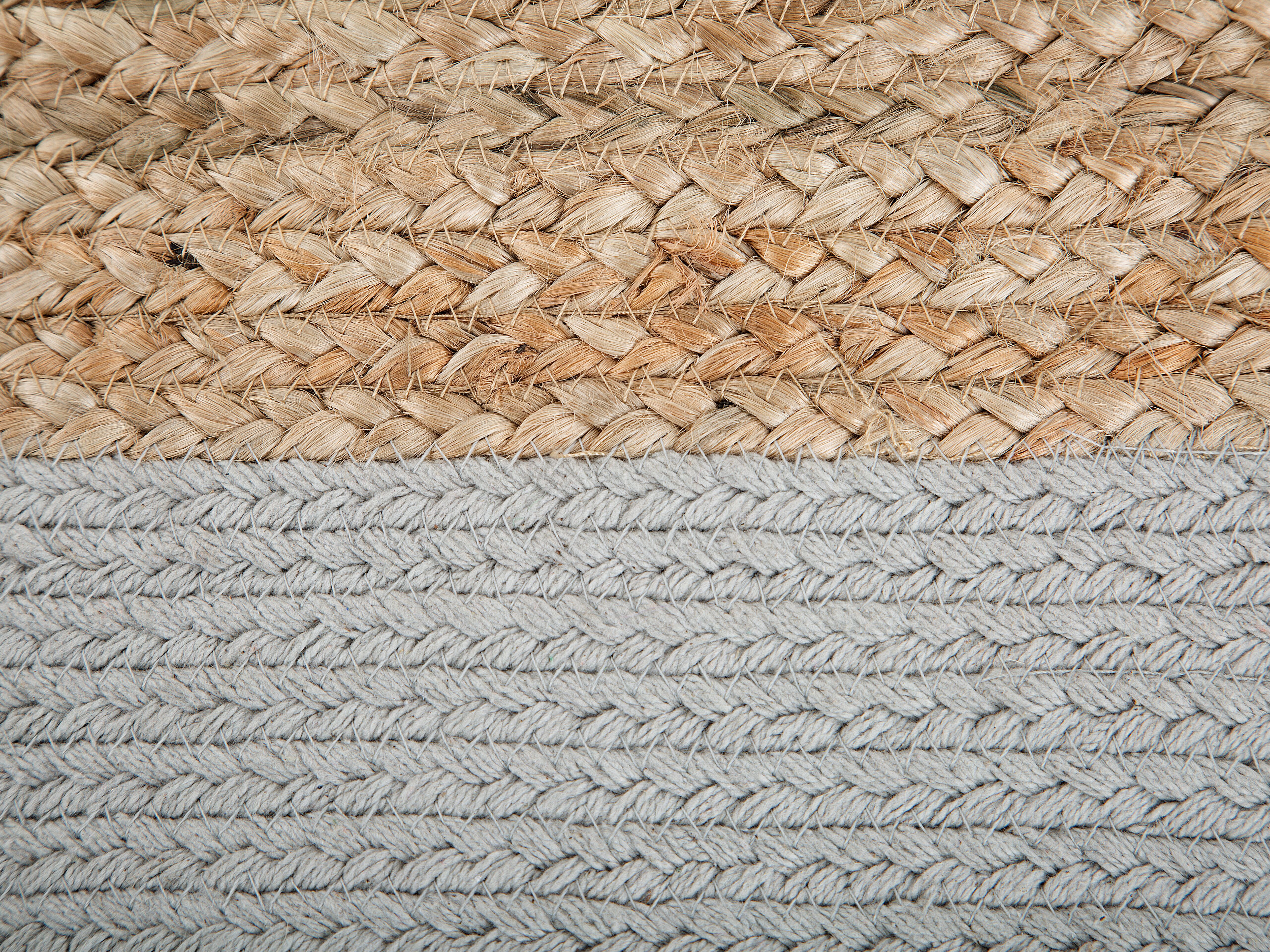 Puf ø 46 cm szary DALAMA