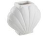 Ceramic 3-Piece Bathroom Accessories Set White SHELL_823298