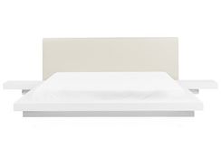 Parisänky yöpöydät valkoinen 180 x 200 cm ZEN