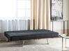 Tapicerowana sofa rozkładana czarna BRISTOL_905019