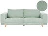3-istuttava sohva vakosametti mintunvihreä NIVALA_874148