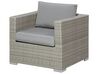 8 Seater PE Rattan Modular Garden Lounge Set Grey XXL_796012