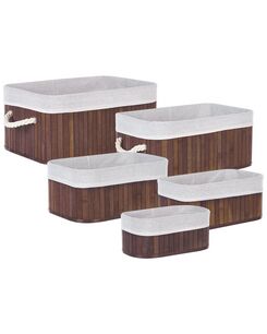 Bambukori ruskea 5 kpl TALPE Bambukori ruskea 5 kpl TALPE