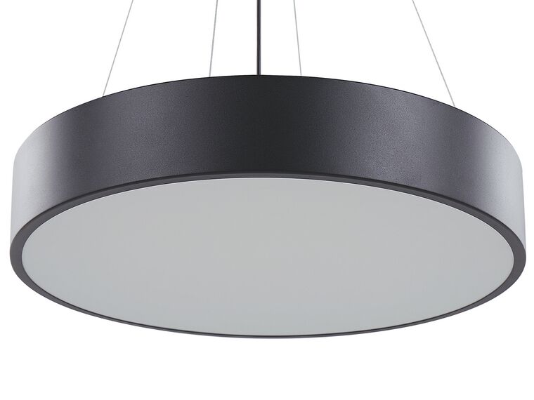 Lampe à LED suspendue noire en métal BALILI_824636