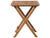 Table et 2 chaises de jardin en bois FIJI_680134