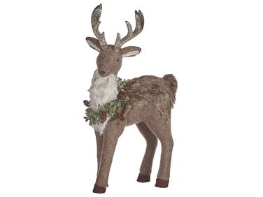 Decorative Figurine Reindeer 70 cm Brown TAPIO
