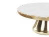 Tortenplatte Marmor weiss / gold rund ⌀ 28 cm GREWENA_910632
