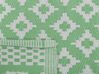 Outdoor Teppich hellgrün 120 x 180 cm geometrisches Muster THANE_766317