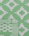 Tappeto da esterno con forme geometriche 120 x 180 cm verde chiaro THANE_766317