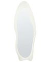Espejo de pared de terciopelo blanco 57 x 160 cm REIGNY_903910