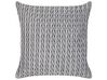 Set of 2 Cushions 45 x 45 cm Grey ECLIPTA_902965