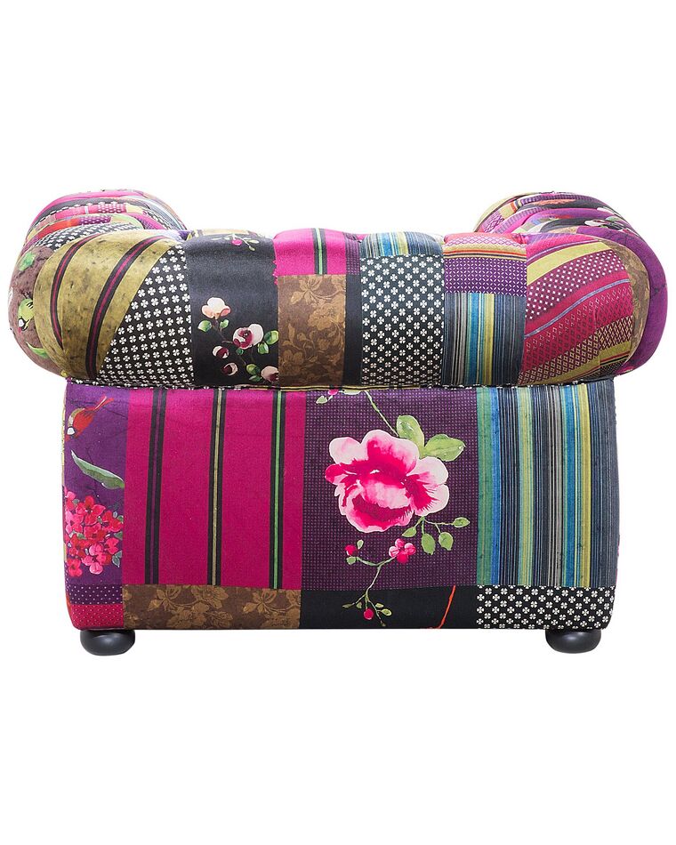 Sessel Polsterbezug Beige CHESTERFIELD Groß