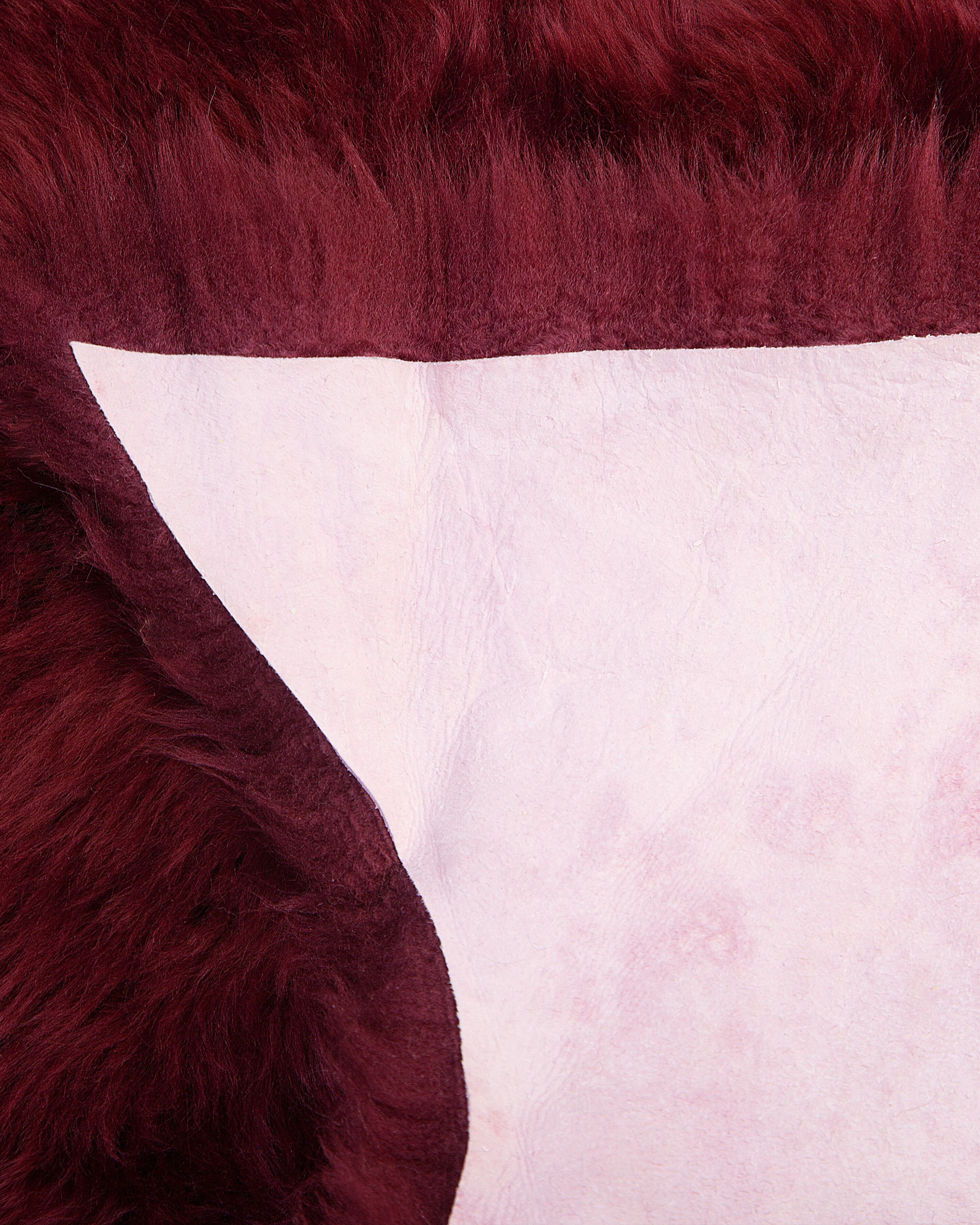 Skóra owcza bordowa ULURU