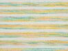 Manta de acrílico amarillo/verde menta/beige 130 x 170 cm NUWAR_834449