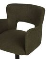 Boucle Desk Chair Green SANILAC_896643