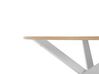 Okrúhly jedálenský stôl  ⌀ 120 cm svetlé drevo/biela JACKSONVILLE_735917
