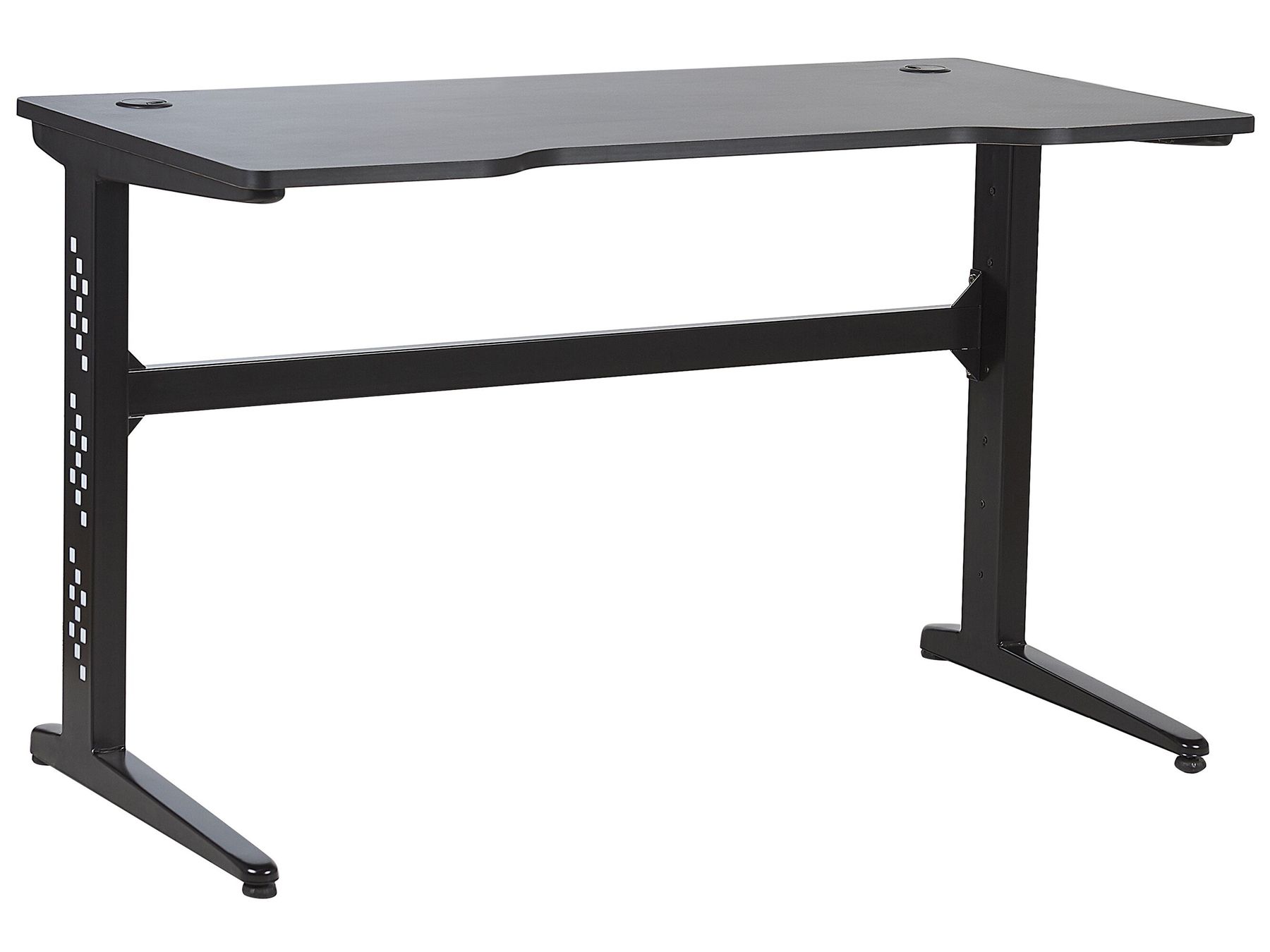 Modern Gaming Desk with RGB LED Light 120 x 60 cm MDF Home Office